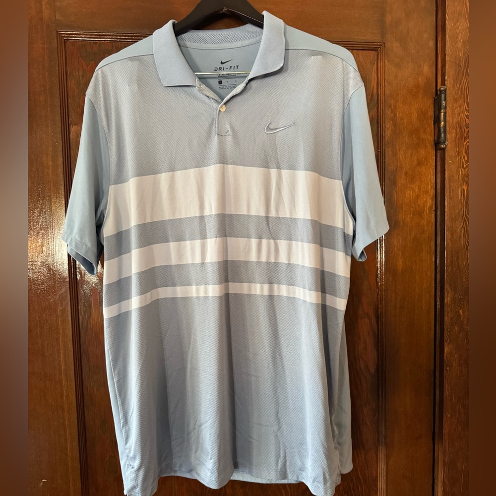 Nike Light Blue Golf Polo